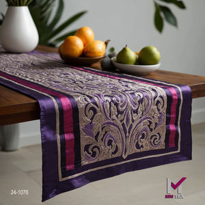 Camino de mesa de mezcla de polialgodón con tejido de cuadros Dobby para hoteles, salas de banquetes, bodas, decoración de comedor de temporada - Product Image 5