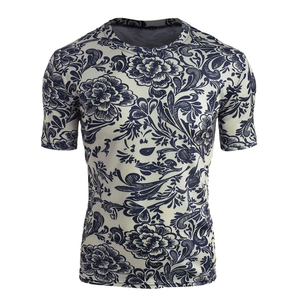 เสื้อยืดผู้ชายคุณภาพดี ลายพิมพ์แบบซับลิเมชั่น โพลีเอสเตอร์ 100% ออกแบบโลโก้ของคุณเอง เสื้อยืดซับลิเมชั่นสำหรับผู้ชาย พร้อมบริการ OEM - Product Image 2