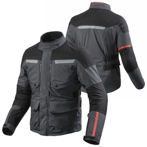 Motorbike Cardura Riders Racing Safety Waterproof <b>Jacket</b> <b>Canvas</b> Winter Front Zipper Eco-Friendly Lightweight Black - Product Image 5