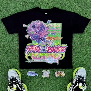 Camiseta de Gran Tamaño con Hombros Caídos de Marca Privada |   Fabricante de Ropa Urbana |   Producción en Masa OEM - Product Image 3