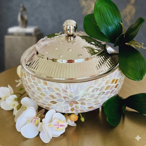 Juego de bandejas pulidas de nácar, aptas para alimentos y lavables, para regalos de Ramadán y Eid 2025 - Product Image 1