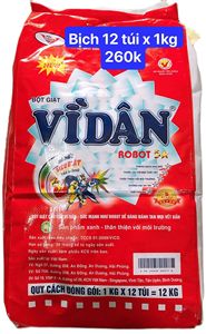 Fabrication en gros de poudre de lessive personnalisée du Vietnam, adaptée aux besoins, en sacs/boîtes - Product Image 4