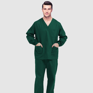 Uniforme Médico Unisex con Cuello en V, Paquete de 2, Azul Marino Oscuro, Top de Manga Corta, Pantalones con Cintura Elástica, Uniforme para el Sector Salud - Product Image 5