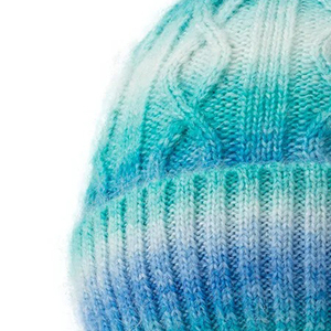 LASARO Bonnet d'hiver chaud pour homme et femme, 100% laine, tricot doux et extensible, bord côtelé, color block, idéal pour les activités de plein air, les voyages et la randonnée - Product Image 4