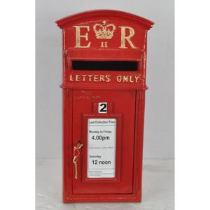 E R Crown Emblem Vintage Style Wedding <b>Post</b> <b>Box</b> for Garden Decoration Event Supplies Customizable Letter <b>Box</b> Direct Factory Sale - Product Image 4