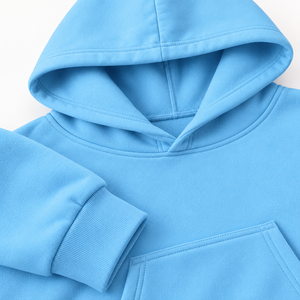 Sudadera con capucha de algodón polar verde liso para mujer, manga larga, con bolsillo canguro, cordón ajustable, logo frontal, invierno - Product Image 6