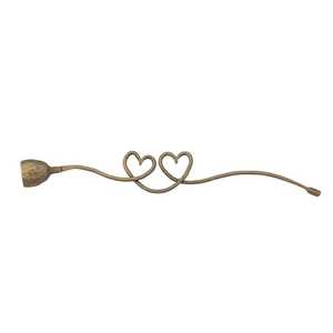 Handmade Iron <b>Candlestick</b> Holder Set Twisted Design <b>Black</b> For Home Decoration - Product Image 3