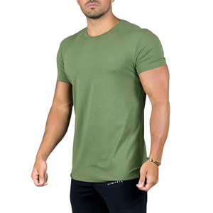 T-shirt en coton biologique teint en pièce pour hommes et femmes, séchage rapide, imprimé sur mesure, pour la gym, le sport, le streetwear, unisexe, vente en gros OEM - Product Image 5