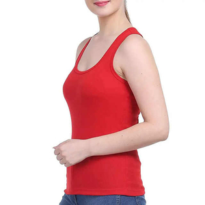 Women's <b>High</b> Quality Eco-Friendly Quick Dry Breathable Cotton Crew Neck Tank <b>Top</b> for Gym Wear with Oem Service stylish - Product Image 4