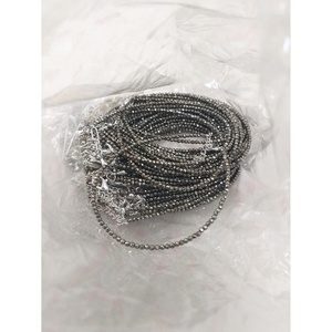 Latest Luxury Women Eco-Friendly Handmade Fashion Gemstone Hot Selling Lightweight Versatile High Quality Faceted 2mm Pyrite - Product Image 2