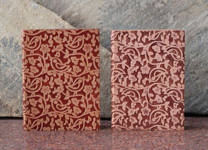 Cuaderno de Tapa Dura Hecho a Mano con Papel de Algodón Reciclado y Diseño en Relieve, con Cubierta de Cuero de Cabra TC - Product Image 4