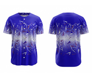 Camiseta de Béisbol Sublimada con Logotipo y Número Personalizados |   Base de Poliéster Transpirable - Product Image 1