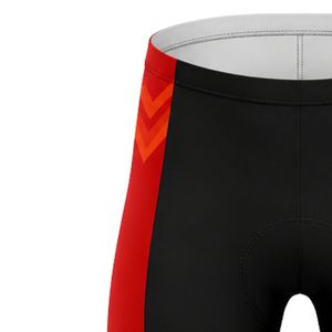 Black Red Cycling Shorts for Men Padded Bike Shorts Athletic Performance Cycling Wear Lightweight Breathable <b>Road</b> Bike Riding - Product Image 3