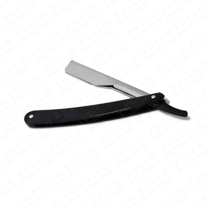 High Quality Professional Straight <b>Barber</b> Razor Stainless Steel Replaceable Gold <b>Blade</b> Holder OEM Custom Branding - Product Image 4