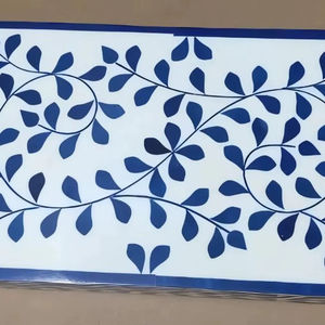 Caja de Joyería Decorativa Hecha a Mano con Diseño Marroquí de Flor de Amor con Incrustaciones de Hueso Ecológica, Decoración para Mesa del Hogar, Año Nuevo - Product Image 1