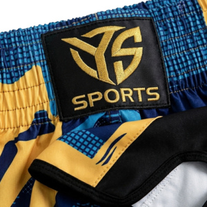 Pantalones Cortos de Entrenamiento de Muay Thai para Hombre de Alta Calidad ODM, 100% Poliéster Ecológico, Transpirables, de Secado Rápido, Ligeros y de Cintura Alta - Product Image 3