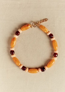 Elegante Collar de Cuentas de Resina Epoxi con Diseño de Mármol, Accesorio de Joyería Hecho a Mano para Mujer, Colección de Moda - Product Image 6