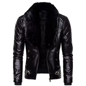 Chaqueta de Cuero Unisex para Invierno MARGINAL SPORTS OEM, Cuello Camisero, Estilo Casual, Elegante, Ecológica, Resistente al Viento y Transpirable - Product Image 6