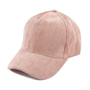 Gorra de béisbol de pana acanalada con relieve, lisa, personalizable, con visera curva, correa ajustable con hebilla, estilo Dad Hat, unisex, para otoño e invierno - Product Image 3