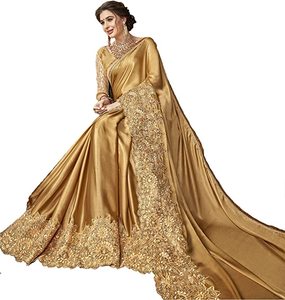 Sari elegante para mujer, ideal para bodas, recepciones, festivales, celebraciones, ocasiones étnicas tradicionales, con un look de diseñador a la moda. - Product Image 2