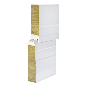 Panel Sándwich de Lana de Roca PROCK para Paredes Internas, Aislamiento Ignífugo de Alta Densidad, Sistema Industrial para Fábricas - Product Image 1