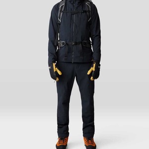 Ventes chaudes - Vestes softshell décontractées pour hommes, design tendance d'hiver, toile imperméable, respirante, séchage rapide, col carré, logo sur le devant - Product Image 4