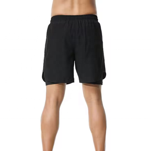 Shorts décontractés mi-taille pour homme, séchage rapide, légers et élastiques, pour la course, le fitness et la randonnée - Product Image 2