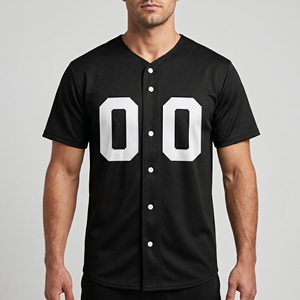 Premium Men Baseball Jersey Custom Design Name Men's <b>Shorts</b> Sleeve Baseball Jerseys Men Baseball Wholesale Manufacturer - Product Image 1