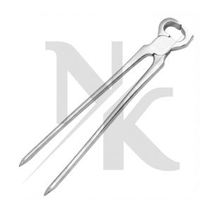 Durable Reusable 10" Horse Nail Nipper-Eco-Friendly Professional Farrier Nail Cutter Heat <b>Treated</b> Jaws for Reliable Horseshoeing - Product Image 2