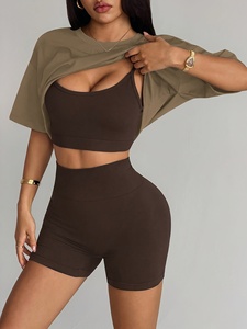 Ensemble de yoga élégant Atlaset trois pièces pour femme – Tenue de sport sans couture avec leggings taille haute, soutien-gorge de sport et veste – Conception personnalisée OEM ODM - Product Image 1