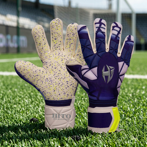 Fournisseur direct de l'usine Logo personnalisé Gants de gardien de but de meilleure qualité Protection supplémentaire des doigts Gants de gardien de but d'entraînement - Product Image 4