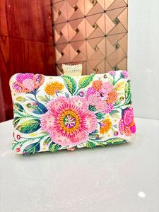 กระเป๋าคลัทช์ปักลายสำหรับงานปาร์ตี้ งานแต่งงาน ทำมือ ประดับคริสตัล เพชร พลอยเทียม สำหรับงานเลี้ยงอาหารค่ำ - Product Image 3