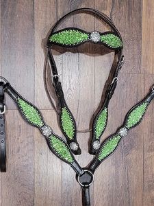 Hot Selling Genuine Leather Handmade Lightweight Western Saddle Tack Durable <b>Top</b> Trending Designs Rhinestones <b>Fringes</b> Custom - Product Image 4