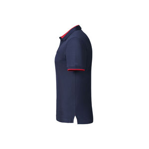 Camiseta Deportiva para Hombre, Personalizada con Estampado, Cuello con Ribete en Contraste, Manga Corta, Secado Rápido, Transpirable, Informal, para Verano, Golf, Tenis - Product Image 2