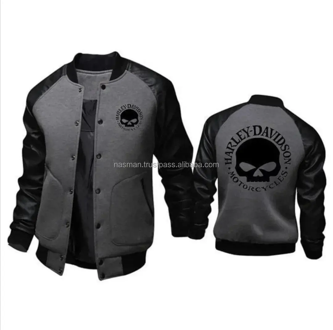 2024 chaqueta de hombre, equipo de montar en motocicleta, ropa de trabajo de garaje, logotipo bordado personalizado, sudaderas con capucha de invierno, chaquetas de cerdo, ropa de American Rider