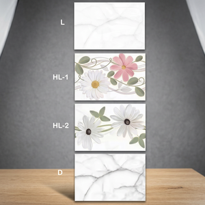8x12 gran oferta Interior cuerpo blanco cerámica 200x300mm Digital esmaltado 20x30 azulejos impresos de pared para exportación precio barato Vistaar - Product Image 3