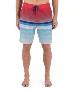 Hurley Men's Weekender Boardshorts Gradient Color Quick Dry <b>Swimwear</b> Regular Fit 1 Piece Polyester <b>Beachwear</b> - Product Image 1