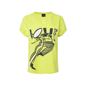 Camiseta de Verano para Mujer, Cuello en V, Manga Corta, Transpirable, Estampado Digital, Corte Ajustado, 100% Algodón Orgánico, Estilo Casual, Desgastada, para Chicas Modernas - Product Image 6