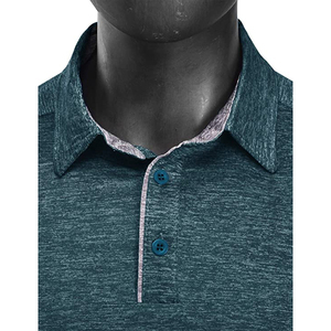 Camisas Casuales Sólidas para Hombre, Transpirables, de Secado Rápido, 100% Algodón, Etiqueta de Marca Personalizada, Botón Oculto, Manga Corta, Venta Caliente - Product Image 5