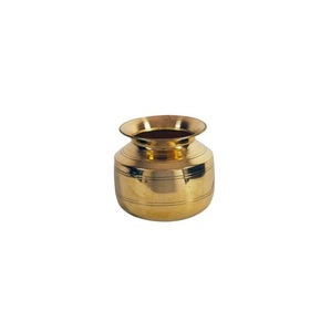 Kalash Lota en laiton fabriqué en Inde, 500 ml, finition dorée, récipient à boisson pour les festivals de Puja, prix direct usine en gros et à bas prix - Product Image 4