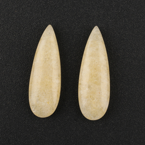 พลอยอะเวนเจอรีนสีเหลืองธรรมชาติคุณภาพพรีเมียมขายส่ง ขนาด 10x30 มม. รูปทรงลูกแพร์ ขัดเงาอย่างดี สำหรับทำเครื่องประดับ - Product Image 1