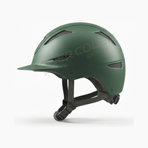 Casco de Equitación Profesional con Carcasa de Fibra, Tela de Terciopelo, Cuero Sintético Multicolor, Cierre de Hebilla para Hombre, Casco Deportivo de Polo - Product Image 2