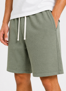 <b>Men</b> Casual Drawstring <b>Shorts</b> Cotton Jogger <b>Shorts</b> Comfortable Summer <b>Shorts</b> Elastic Waist <b>Lounge</b> <b>Shorts</b> Soft Breathable Fabric - Product Image 4