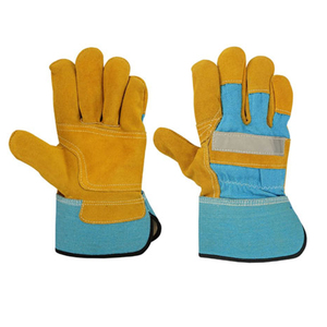 Gants de travail de protection en cuir de qualité supérieure, vente en gros d'usine, vêtements de sécurité, utilisation mécanique et électrique, gants de travail de sécurité - Product Image 3
