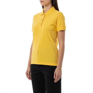 Polo pour femme de qualité supérieure, respirant, écologique, séchage rapide, tissu tricoté doux, vêtement décontracté pour femme - Product Image 4