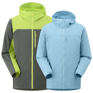 Men <b>Jacket</b> New Arrival <b>Waterproof</b> Windproof Hooded 100% Polyester Outdoor <b>Jacket</b> Front/Back Custom Logo - Product Image 6