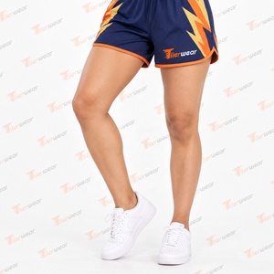 Shorts de sport en mesh sublimé personnalisés pour femmes, respirants et performants, pour la gym, la course à pied, le basketball, la remise en forme et l'entraînement - Product Image 6
