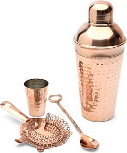 Juego de 2 tazas Moscow Mule de 18 oz - Soporte con ganchos de latón de 1.8 pulgadas, cuchara de barra, 1 vaso de chupito, 1 coctelera, 1 colador - Product Image 2