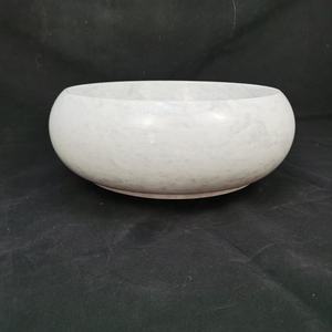 Lavabo de salle de bain rond en marbre naturel élégant et haut de gamme, écologique, durable, style luxueux avec finition polie pour usage domestique - Product Image 3