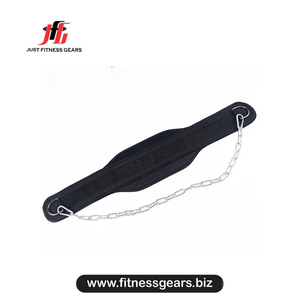 Weight Lifting Dipping Dip <b>Belt</b> with Steel Chain for Dips and Pull Ups - Product Image 1